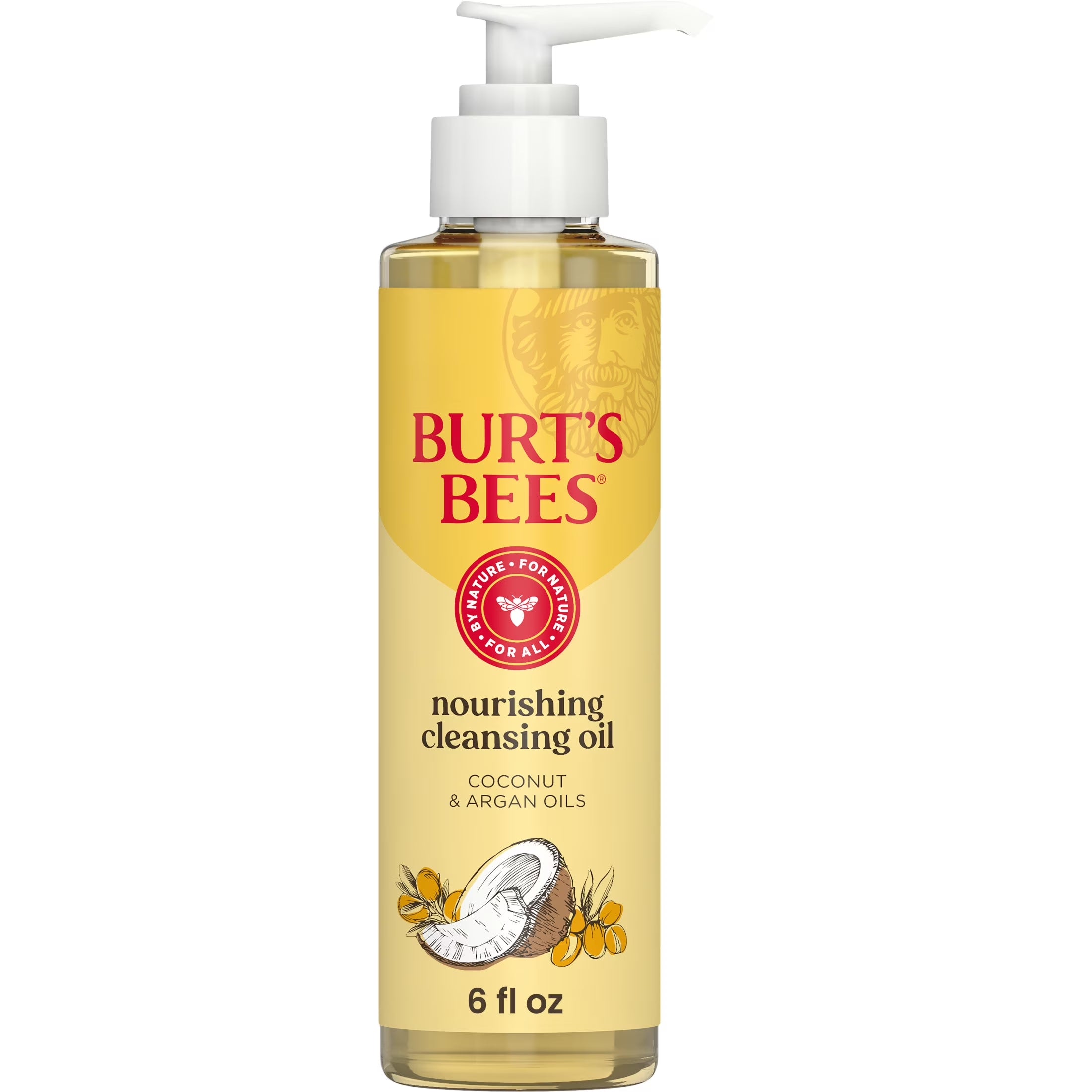Nourishing Cleansing Oil Face Wash with Coconut and Argan Oils, 6 Fl Oz
