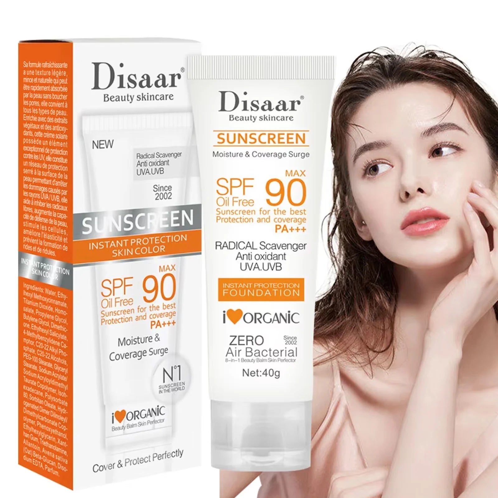 SPF 90+ Waterproof Sunscreen – Broad Spectrum UV Protection for Face & Body | Lightweight Sunblock Cream
