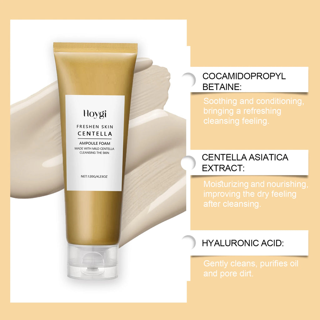 Centella Skincare Set – Face Wash, Cleansing Oil & Serum for Soothing, Hydrating & Glowing Skin