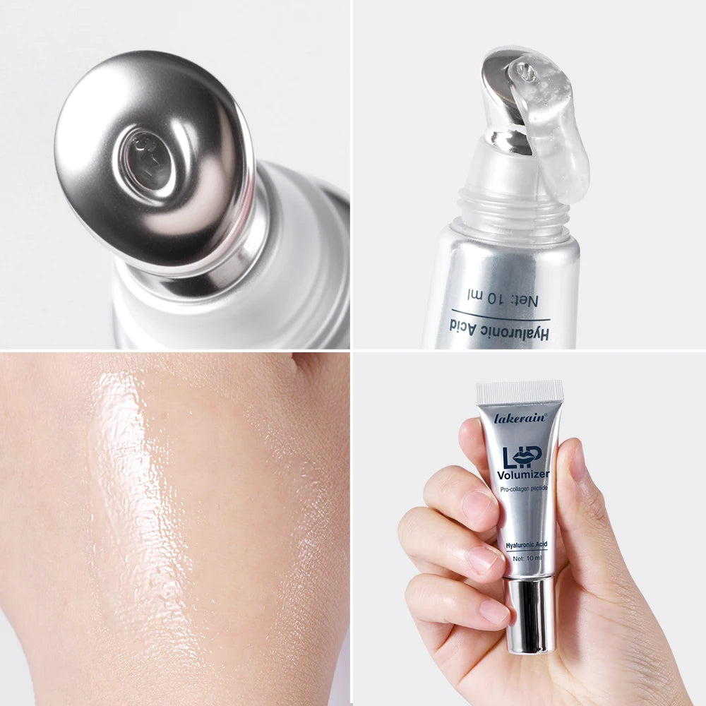 Lakerain Lip Volumizer – Hyaluronic Acid & Pro-Collagen Peptide Lip Plumper (10ml)