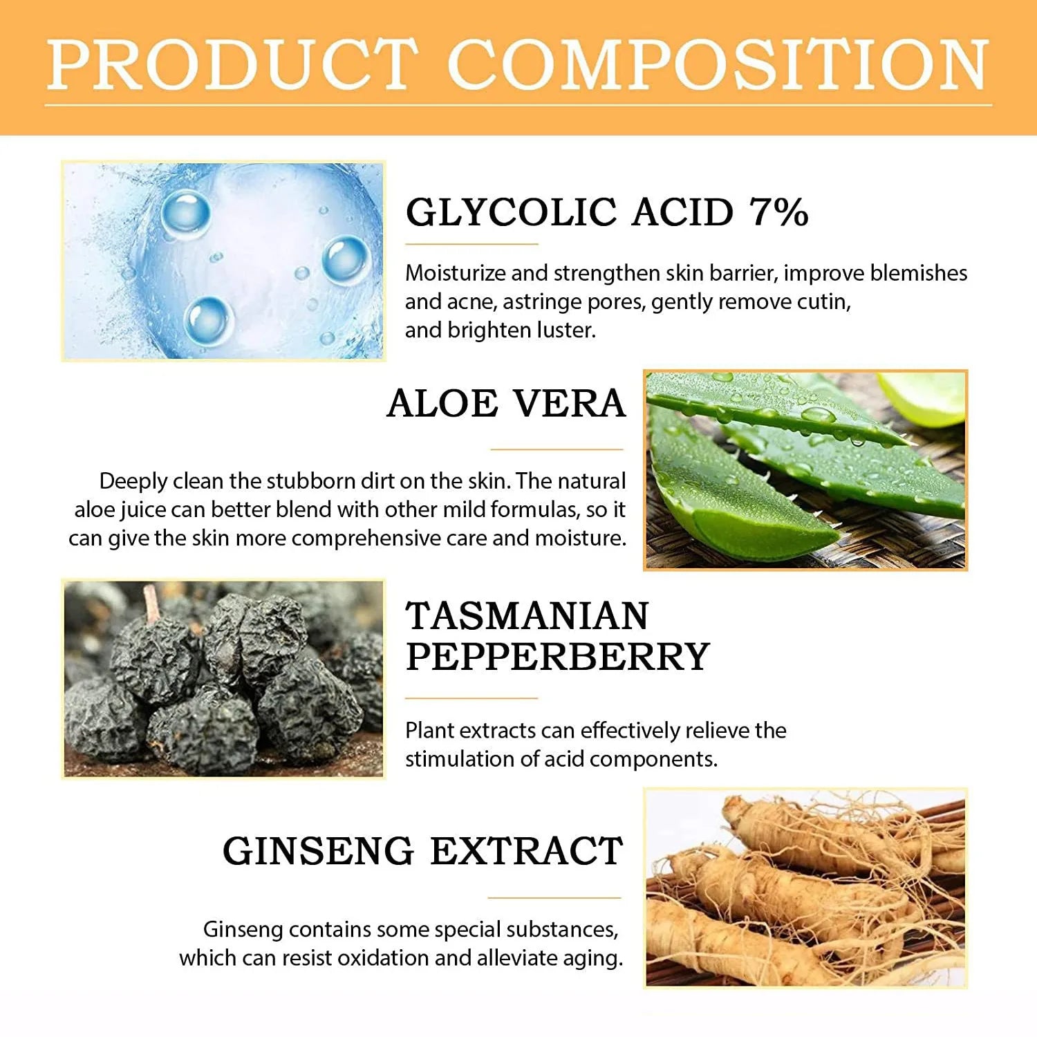 Glycolic Acid 7% Toning Solution – Exfoliating Toner for Smoother, Brighter & Clearer-Looking Skin | 100ml