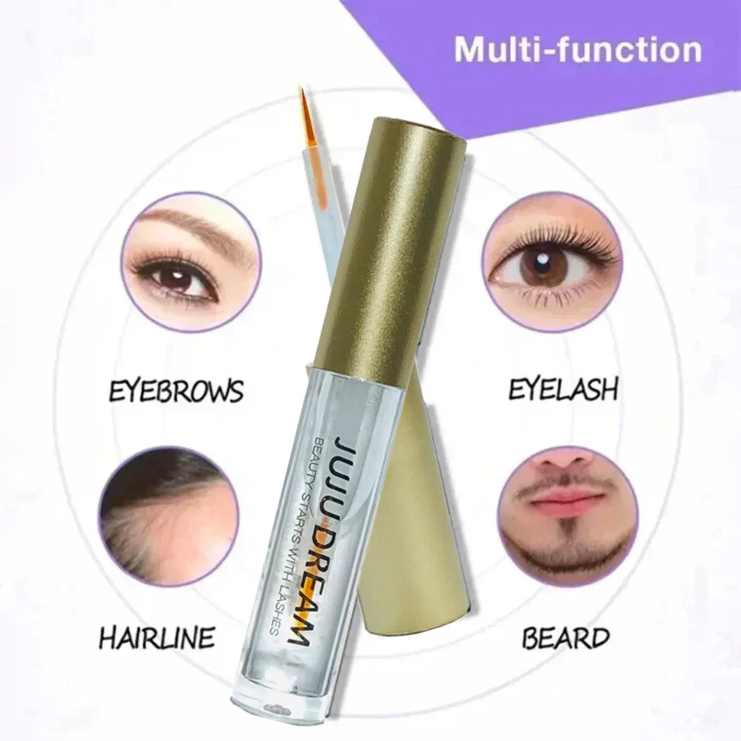 Eyelash Growth Serum – Nourishing Lash Serum for Longer, Fuller & Stronger Looking Lashes
