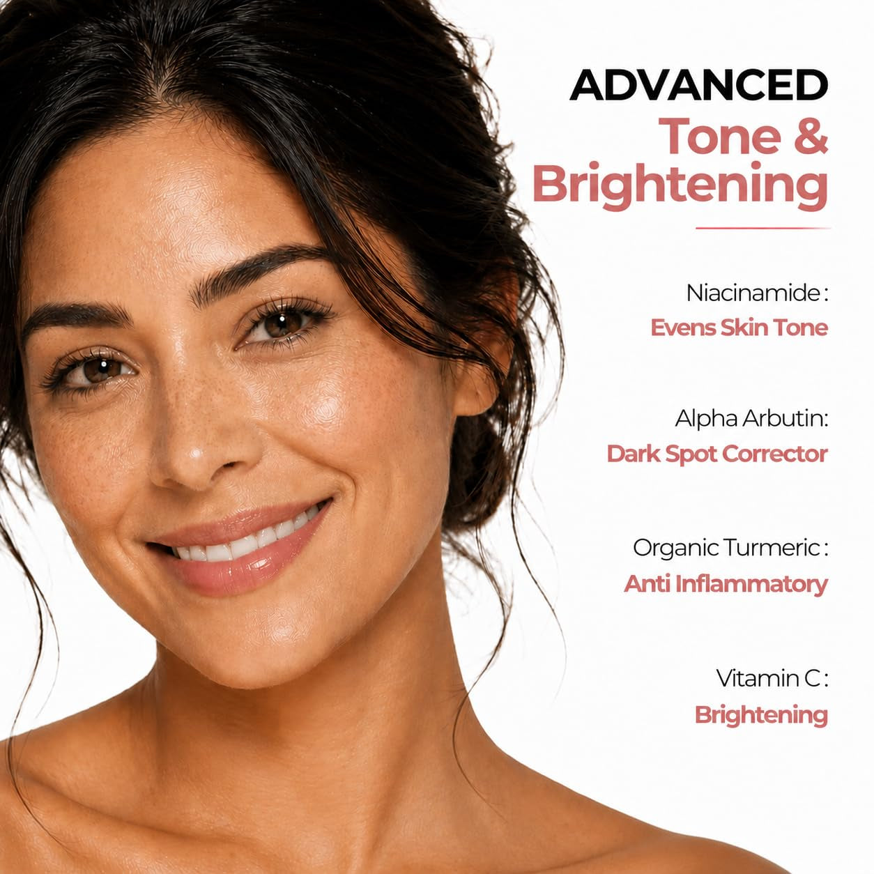 Retinol Anti-Aging Face Serum with Organic Bakuchiol, Organic Turmeric | Niacinamide & Hyaluronic Acid for Fine Lines, Texture & Radiance | 1 Fl Oz