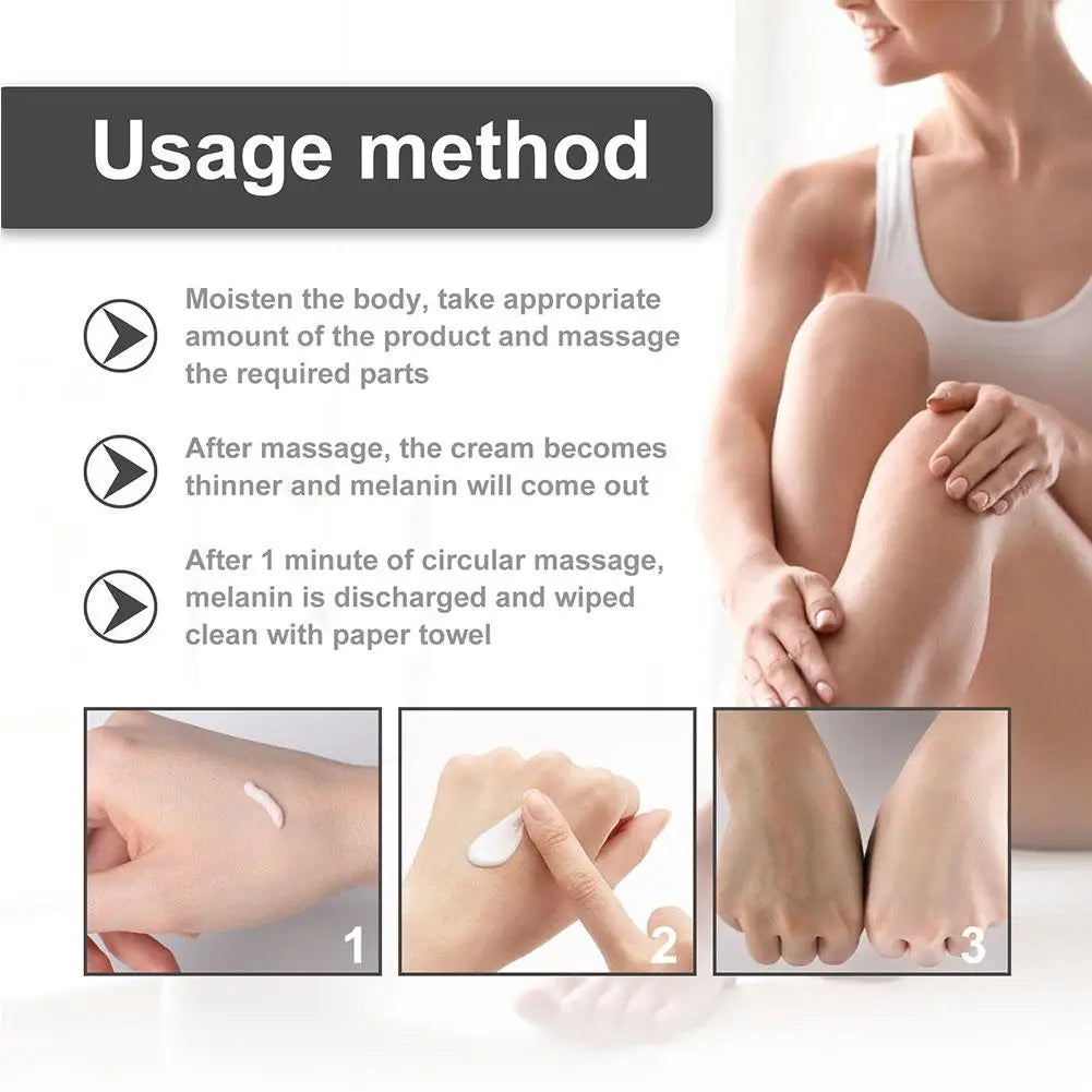 Whitening Underarm Cream for Armpit, Neck, Knees, Elbows, Inner Thigh, Dark Spot Corrector Cream Brightening Natural Skincare