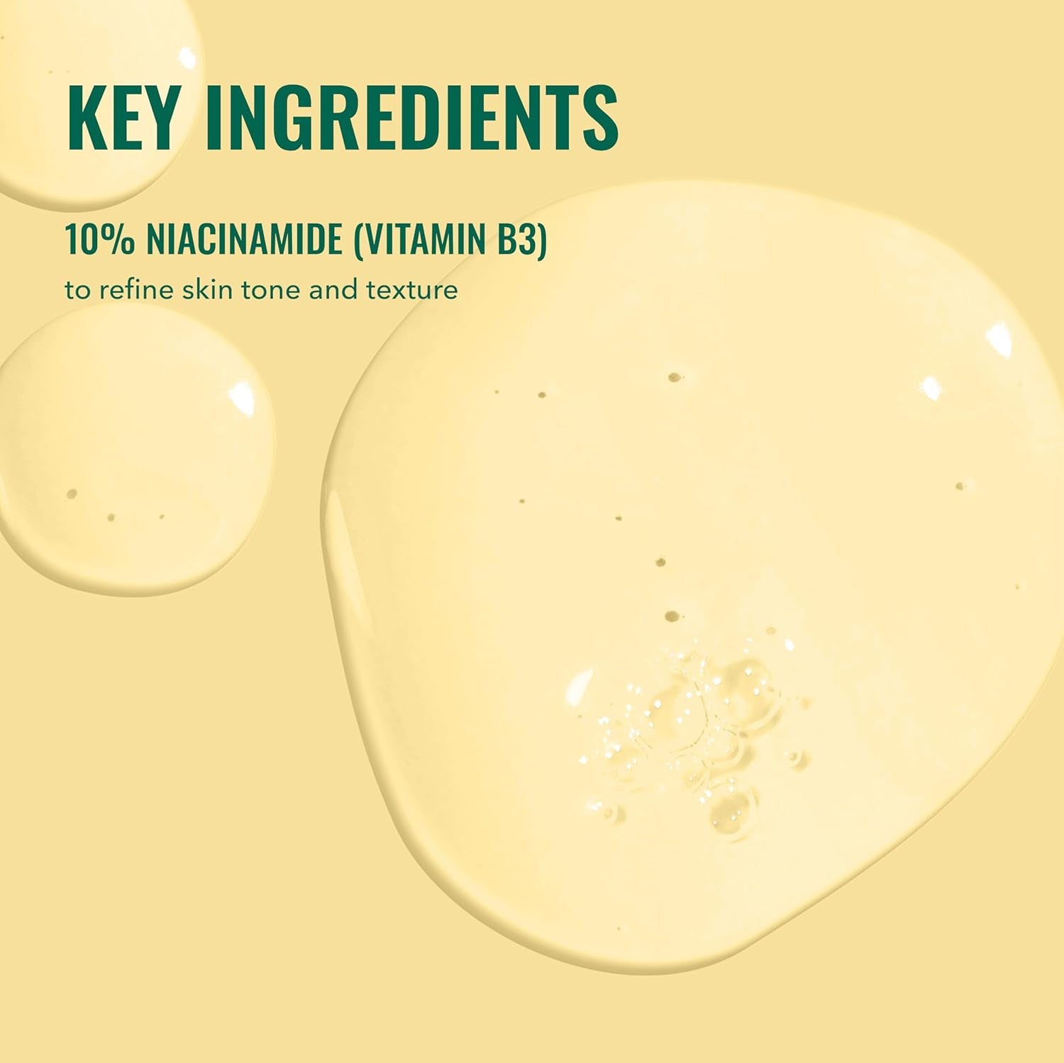Niacinamide Serum 10%, Pore & Texture Serum, 1 Fl Oz | 10% Niacinamide Serum to Refine Skin Texture and Minimize the Look of Pores. Non-Comedogenic.