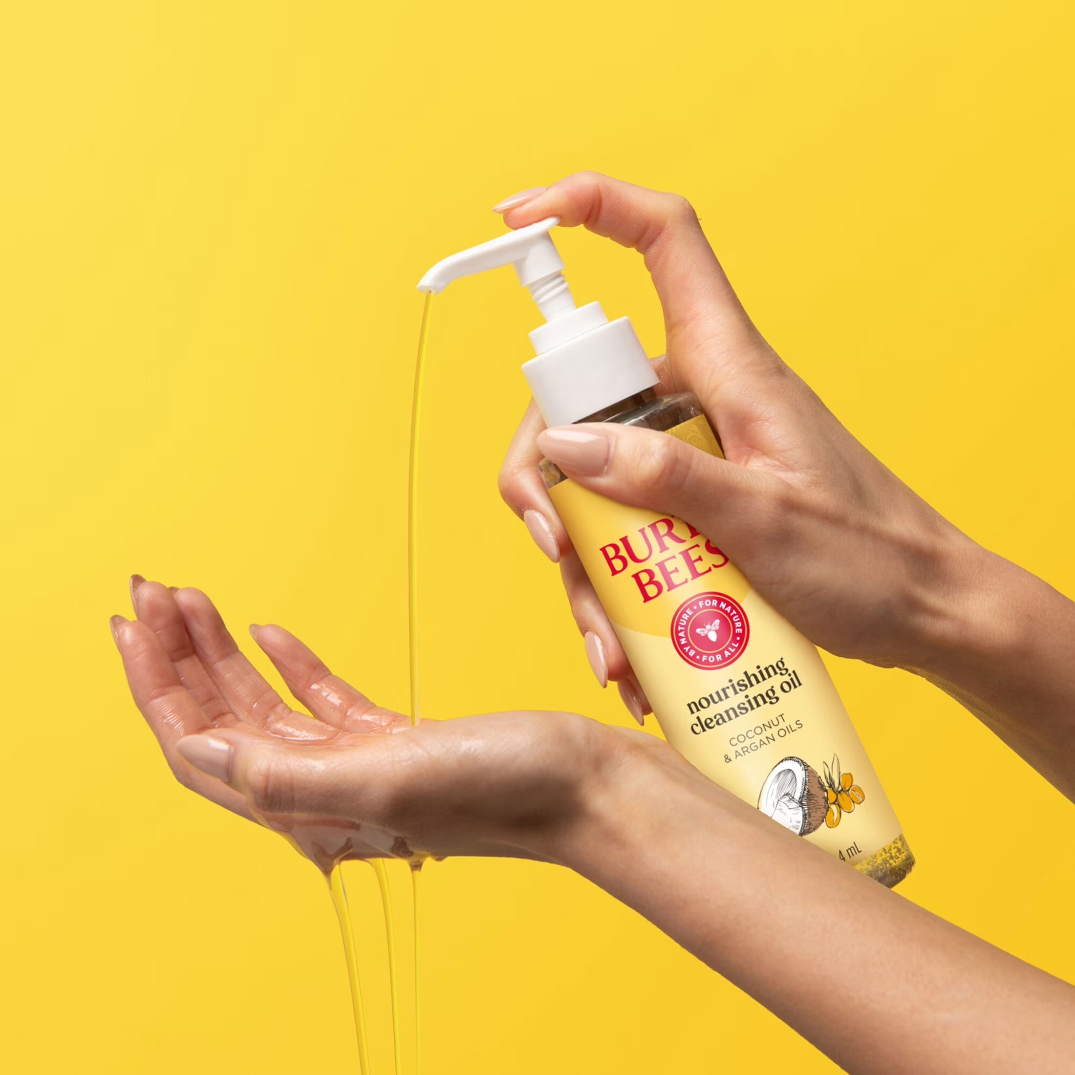 Nourishing Cleansing Oil Face Wash with Coconut and Argan Oils, 6 Fl Oz